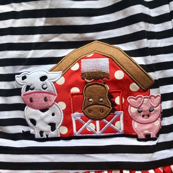 ROYAL GEM GIRLS FARM DRESS...NWOT...XL...5-7 - Picture 3 of 4